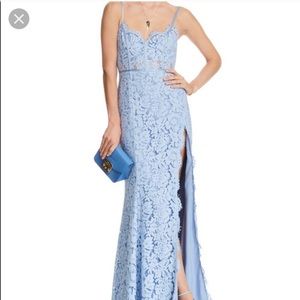 Fame & Partners Kiersten lace bustier gown